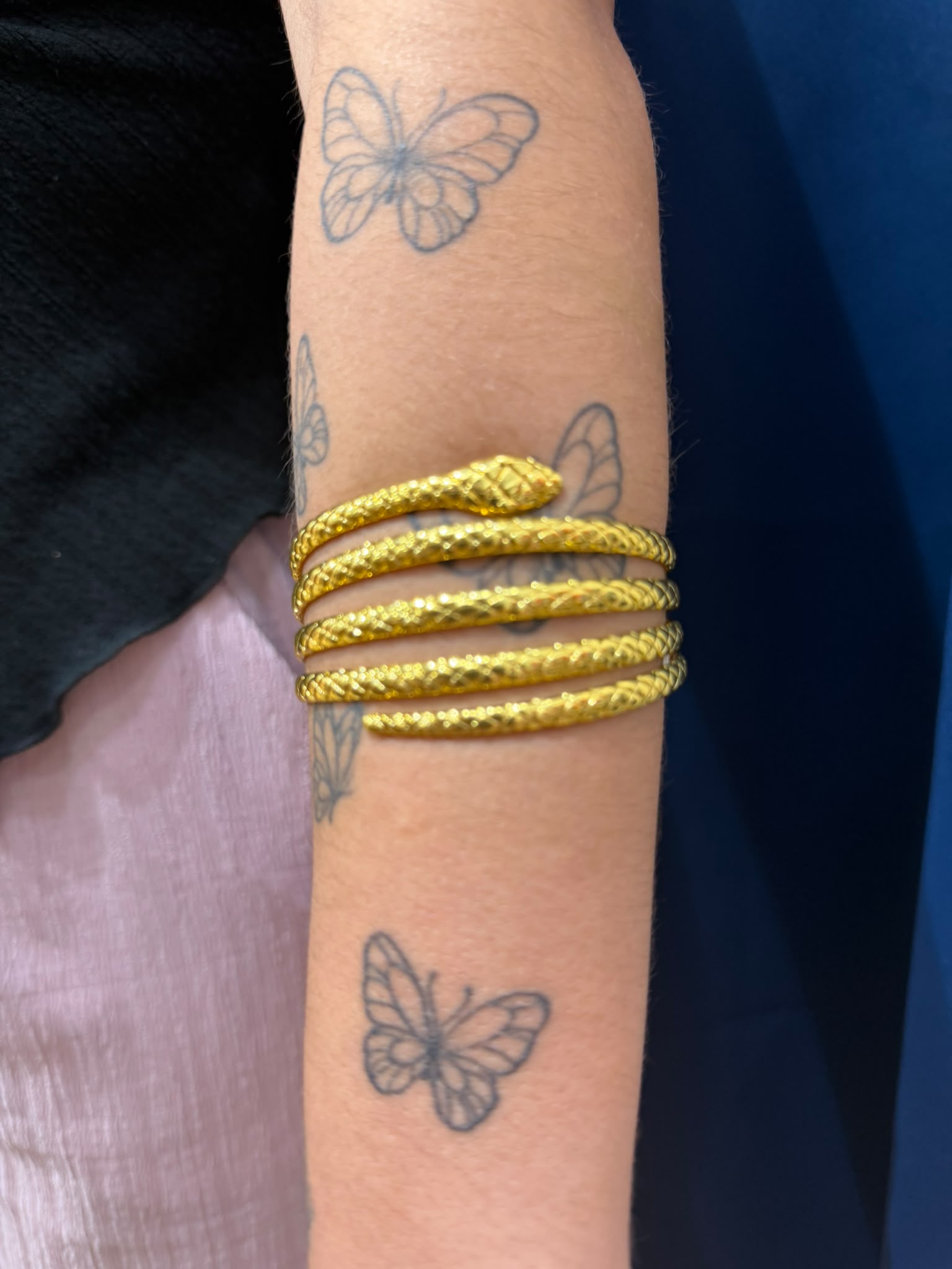 Brazalete Serpiente Dorada