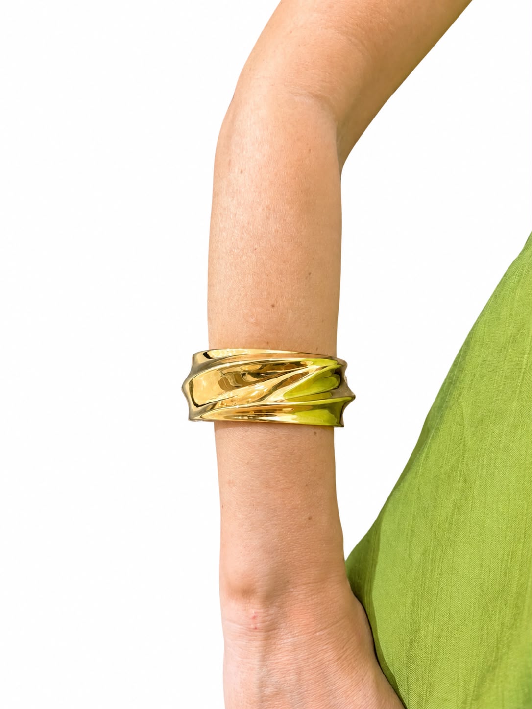 Pulsera Onda Dorada