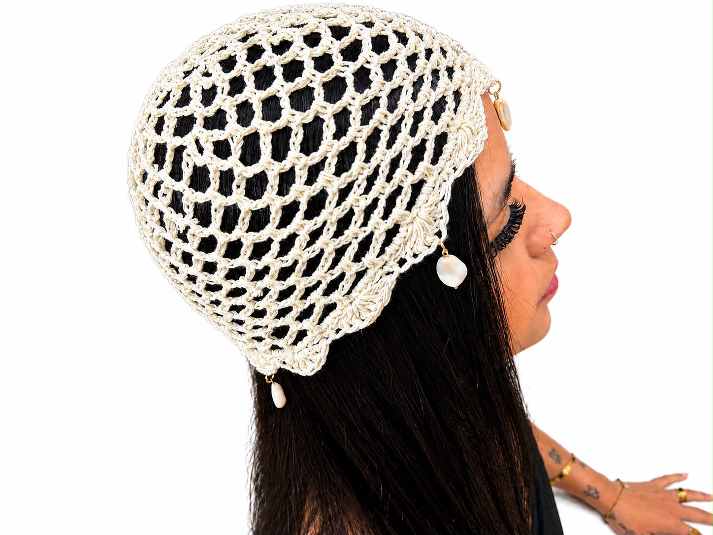 Gorro Crochet Coral